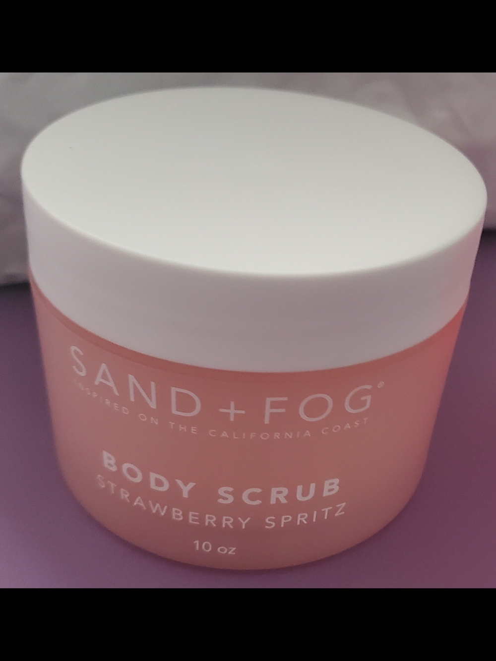 Sand +Fog Strawberry Spritz Body Scrub - Pink